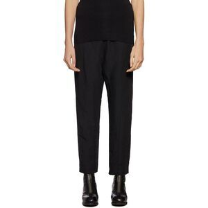 NOSTRASANTISSIMA Women's Relaxed Fit Trousers Women BLACK Pants